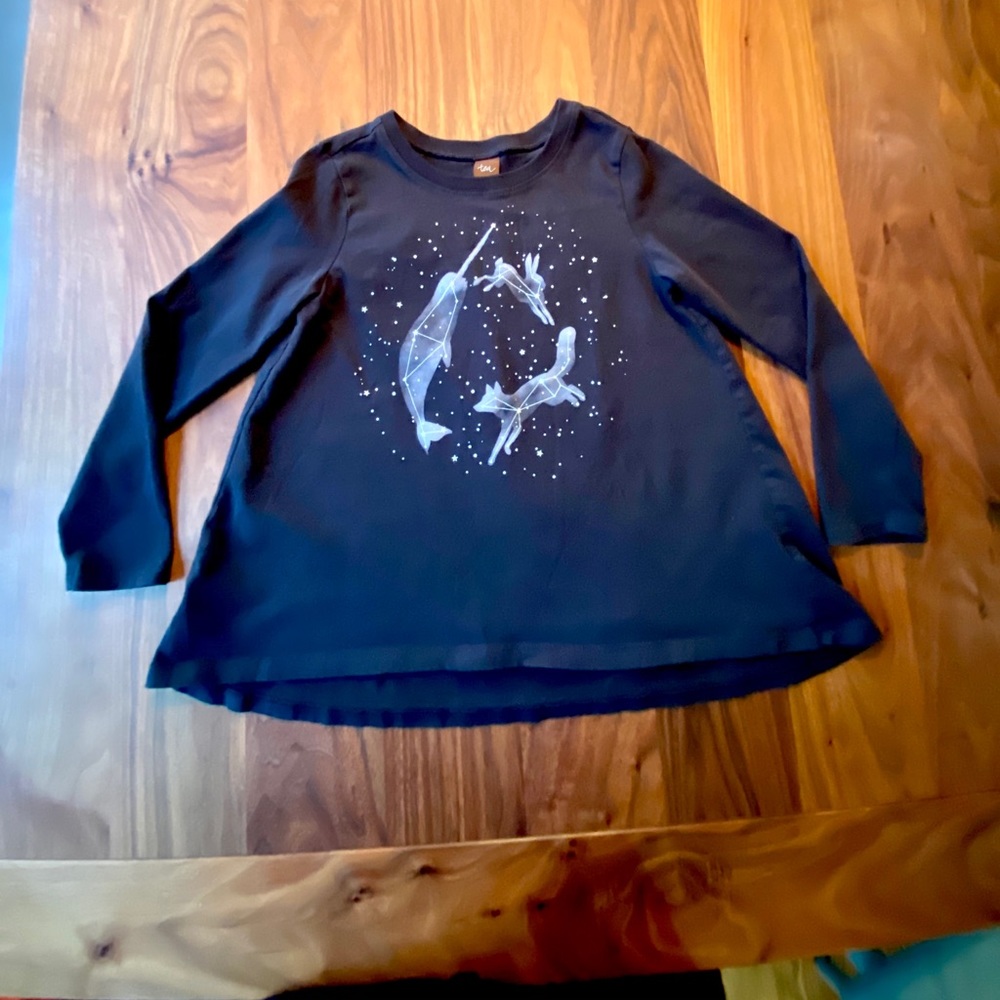 Tea Collection Glow in the Twirl Tee.